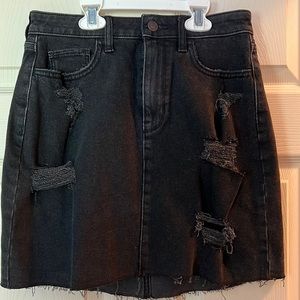 Hollister denim skirt